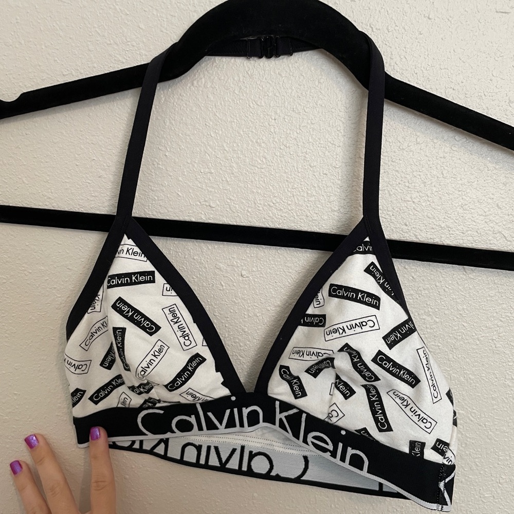 Calvin Klein Black and White Bralette